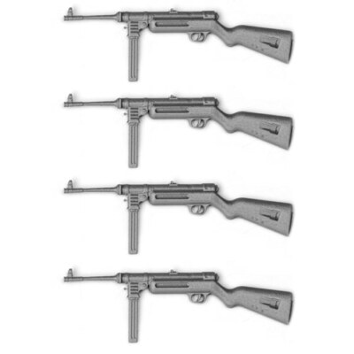 SOL RESIN FACTORY, Cat.no.MM371, German MP41 Submachine Gun x 4, Scale 1:16