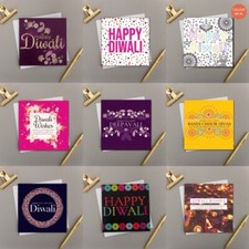 20 Diwali Cards Mix Pack | Quality Design and Printed in the UK | FREE DELIVERY