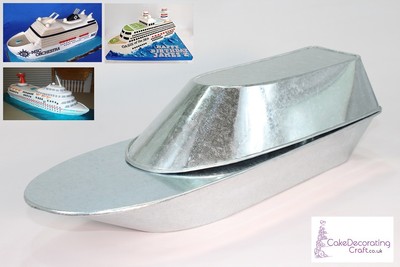3d Novelty Cake Baking Tins And Pans Cruise Ship Cake Shape Ebay