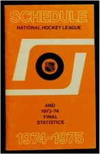 1974-75 NHL Media PRESS Guide EX+ - Mint