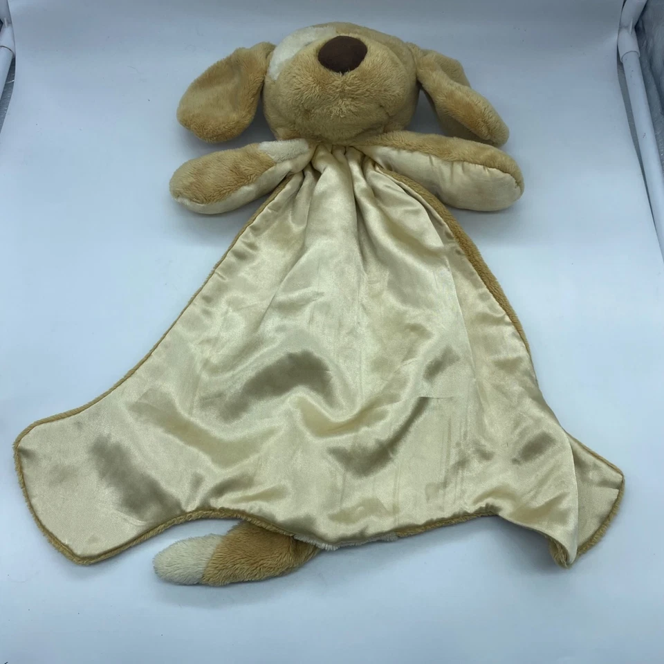 Плюшевое милое одеяло Baby Gund Spunky Huggybuddy для собаки щенка 16 дюймов коричневое - Изображение 3 из 4