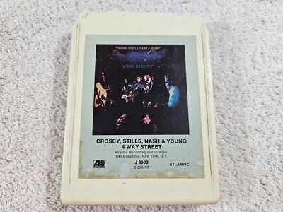 Crosby, Stills, Nash & Young- Four Way Street  8-Track Tape. Rebuilt. NICE