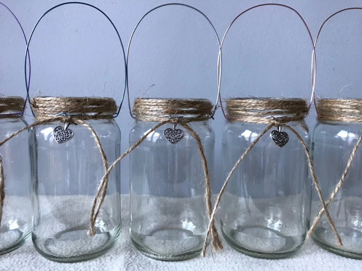 Tea light storage jars deals