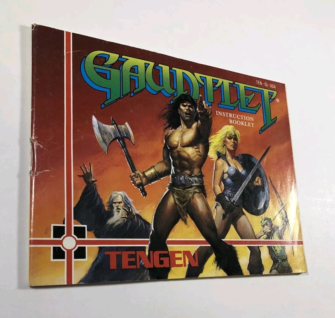 Gauntlet（ガントレット）【中古美品・完品・NES北米版】 Gauntlet (Nintendo NES, 1987) with Manual, Authentic, Tested