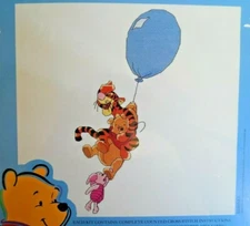 NEW!  Disney Cross Stitch Kit #34002 "Pooh and Friends Balloon Ride"  12x6