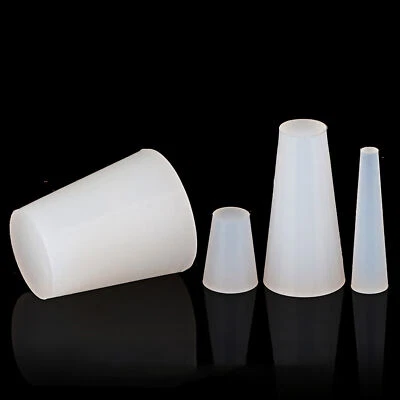 MARKENLOS Silikonstopfen konisch Gummistopfen Laborstopfen Verschlußstopfen Stopfen M1-M58