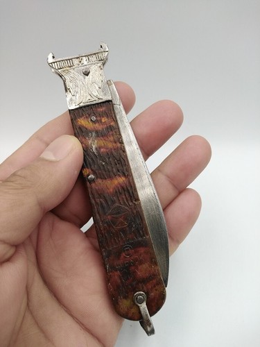 Vintage knife, Soviet pocket knife, Hunting knife, Made in USSR, Soviet vintage