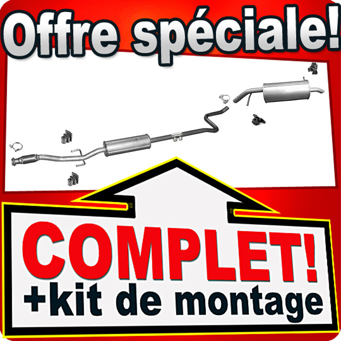 Silencieux échappement PEUGEOT 2008 1.6 VTi pour stopper les bruits de fuite