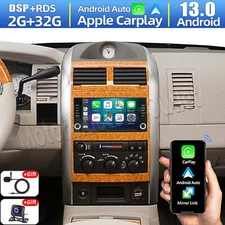 Android 13 Carplay For Chrysler Aspen 2007-2009 Car Stereo Radio GPS Navigation