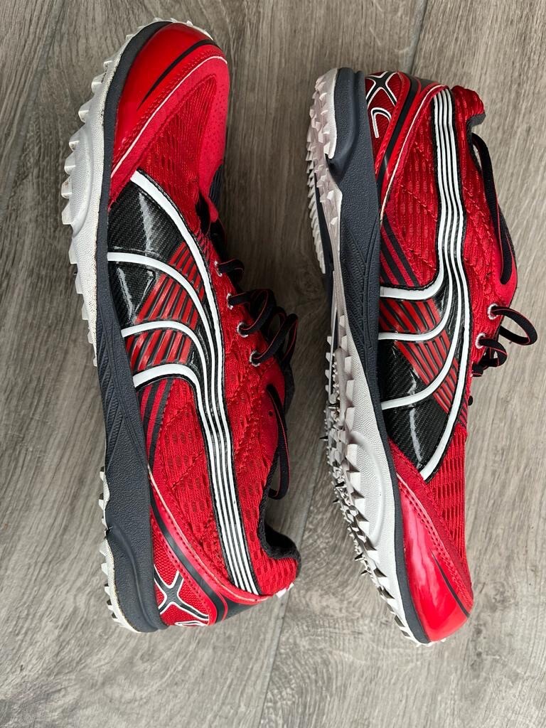 Puma Complete Red Running Spikes Size 10 eBay