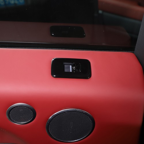 Cubierta de interruptor de elevación de ventana negra adorno decorativo para LR Range Rover Sport 2014-2017 - Imagen 9 de 15