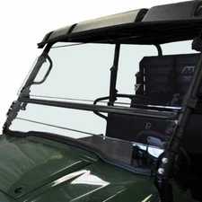 Kawasaki Mule Pro-DXT Front Windshield Tilting Partial Flip Up Scratch Resistant