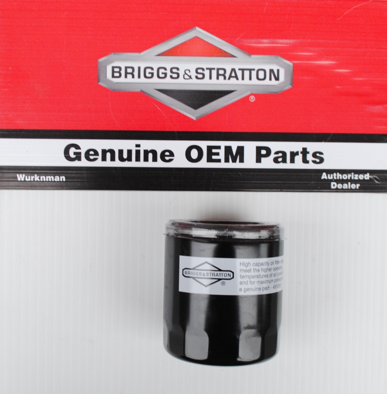  Genuine OEM Briggs & Stratton 491056 Oil Filter