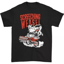 Screeching Weasel Gift For Fans Black T-Shirt Cotton All Size