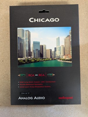 AudioQuest Chicago RCA Cable - 2m (Pair)