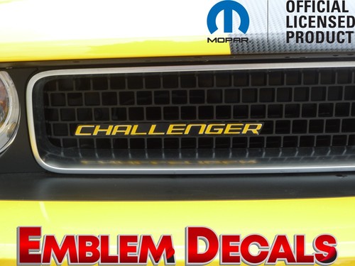 Dodge Challenger Grill Emblem Decal 2008 2009 2010 2011 2012 2013 2014 - Picture 11 of 61