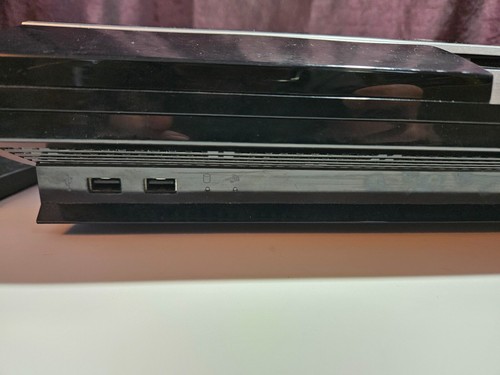 Sony PlayStation 3 80GB Console - Black. TESTED. Comes w/ 2 Controllers. - Bild 3 von 8