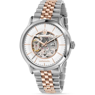Watch Maserati Era Automatic Man Woman R8823118011 Steel Bicolor 