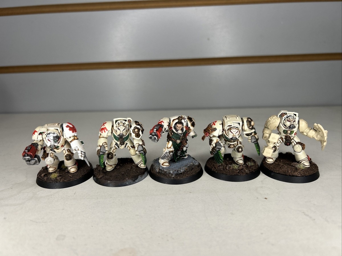 Deathwing Terminators Command Squad Dark Angels Pro Painted - 6th