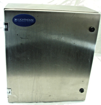 Lighthouse Stainless Steel Ethernet Control Cabinet Enclosure, For Parts/Repair