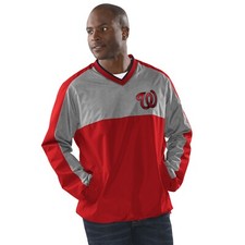 Washington Nationals G-III Sports by Carl Banks Clutch Hitter Pull Over Jacket 