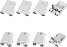 8Pcs 2(Sizes Iron Bolo Tie Slider Clasp Bolo)Tie Tips Bolo Tie Buckle Accesso*.*