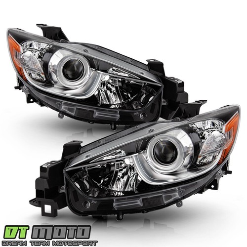 2013 2014 2015 2016 Mazda CX-5 Halogen Projector Headlights Headlamps Left+Right - Picture 2 of 7