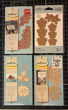 SPELLBINDERS Die D-Lites CORNER SPRIGS, FLOUISHES, FLOWERS N STEM or ROSE BUDS