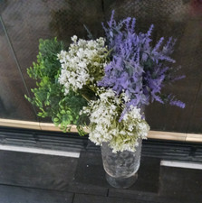 lot of 7pcs MAINSTAYS FLORAL PICKS 1 Boxwood 2 Babys Breath 4 Lavender Florist