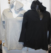 So Soft French Terry Long Tunic Hoody Great Dance Coverup Body Wrappers Adlt