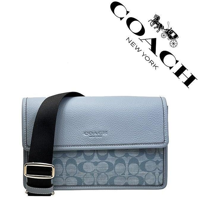 Coach ボディバッグ グレー/ネイビー 楽天市場】ブルー（ブランドコーチ）（ボディバッグ・ウエストポーチ