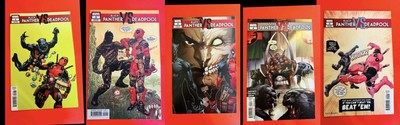BLACK PANTHER VS DEADPOOL #1 #2 #3 #4 #5 (2019) NM COMPLETE SET - FIRST PRINTS
