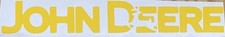 Yellow John Deere Decal Sticker