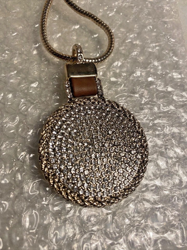 Collar Moneda Cordón Cuero Genuino CASA BLANCA MERCADO NEGRO + Extra Foto 4 de 4