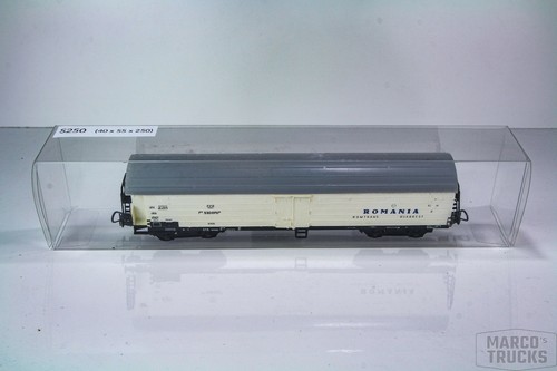 Klarsichtverpackung Faltschachtel für Modelleisenbahnwaggons Spur H0 – 250x40x55 - Picture 2 of 4