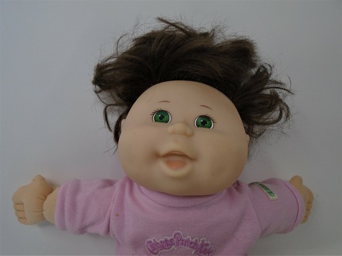 Cabbage Patch Doll 13" 1998 Mattel Talking Xavier Roberts Pink Shirt - Picture 2 of 7