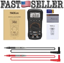 TACKLIFE Digital Multimeter Auto Ranging Multi Tester AC & DC Voltage Current