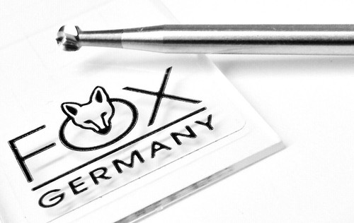 Jewelers Round Burs Carbide Kit 12 Sizes Jewelry & Watch Setting Set Fox Germany - Picture 5 of 6