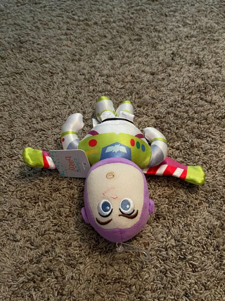 Disney Baby Plush Toy Story 8 inch Stuffed Animal Buzz Lightyear VHTF New - Image 3 of 4