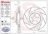 Brembo 2X Bremsscheiben Vorne BelüFtet Beschichtet FüR Chrysler 300 C Touring LX