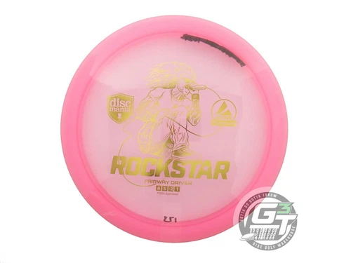 USED DiscMania Active Premium Rockstar 173g Pink Gold Foil Driver Golf Disc