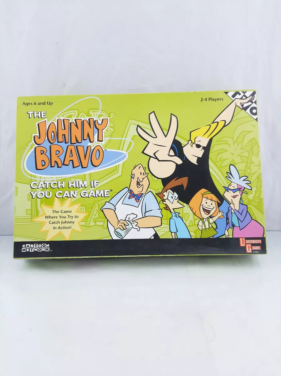 Johnny Bravo Catch Him if You Can Board Game Cartoon Network CN University  Games