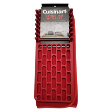 Cuisinart 18US6251RED Dish Drying Mat, Standard, Red - 3