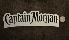 Adesivo CAPITANO Morgan RUM nero BIANCO da collezione DIVERTENTE! Distilleria