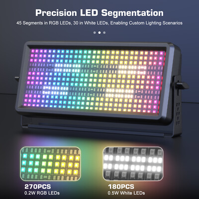 180W RGBW 450LED Wall Wash Light Strobe DMX Stage DJ Beam Light Party Show Light