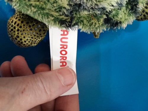 Aurora Stuffed Turtle Splish Splash 2014 Some Light Wear Tags - Picture 2 of 6