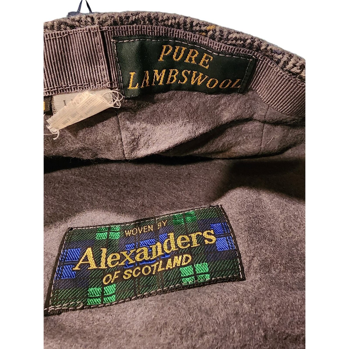 Vintage Alexanders of Scotland Pure LambswoodlNewsboys Cap 