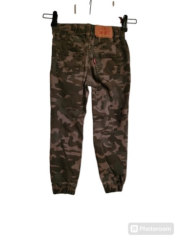 Levis Jogger Camo Pants Elastic Cuff Camouflage Cotton Elastane Blend Size 5 - Picture 5 of 6