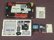 Super NES Super Set Super Nintendo System SNES Super Mario World Tested Works