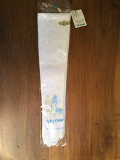 Vintage Kayser Gloves One Size Fits All White Fabric Magic Motion 17"